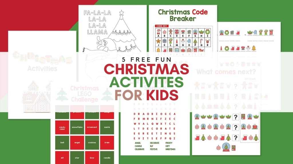 5 FREE FUN CHRISTMAS ACTIVITIES FOR KIDS