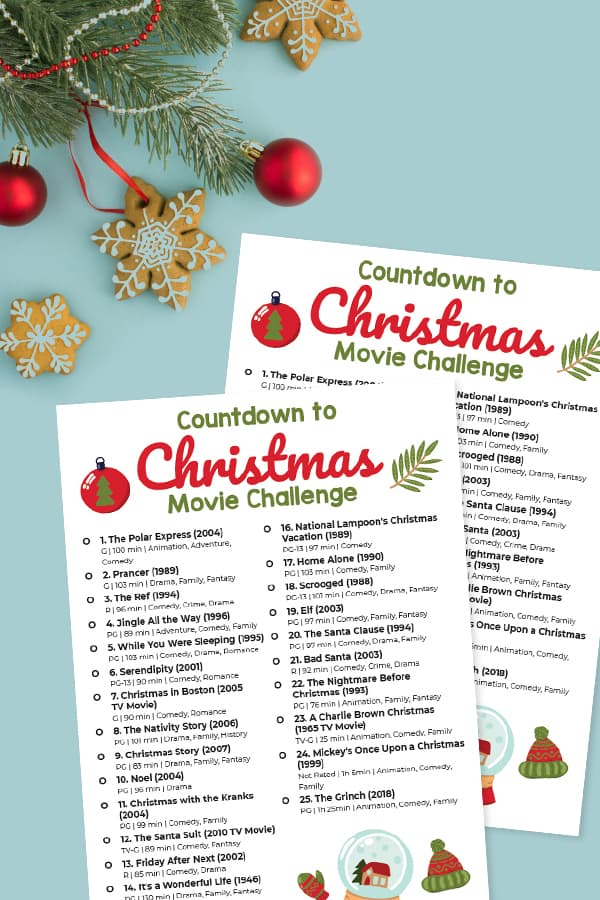 Christmas Movies Challenge