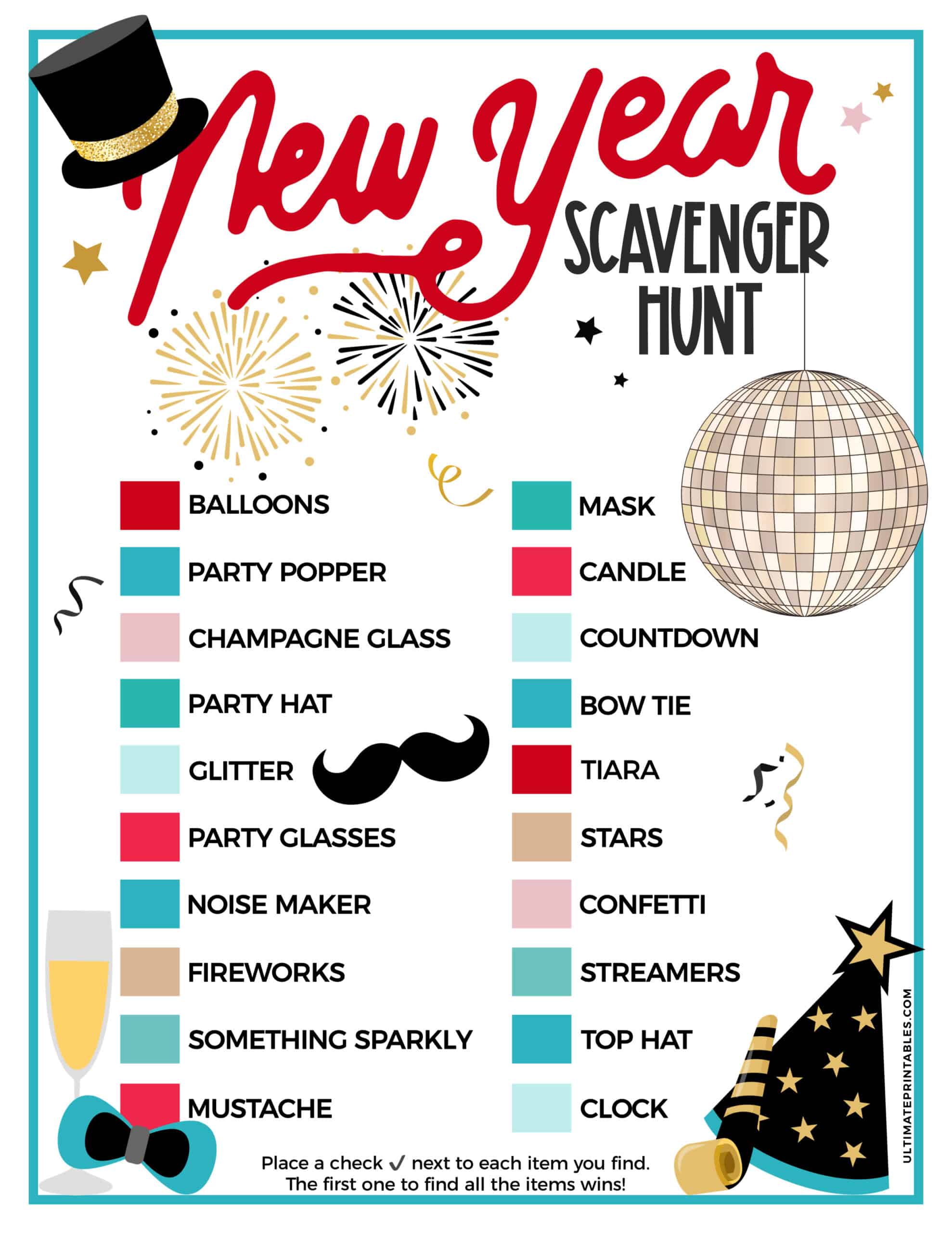 New Year Scavenger Hunt