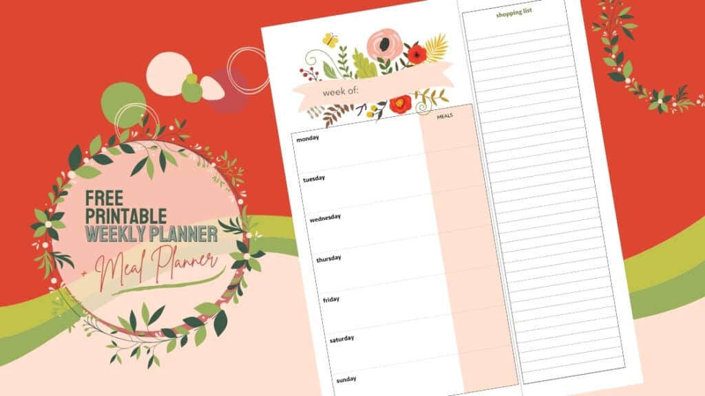Printable Weekly Calendar