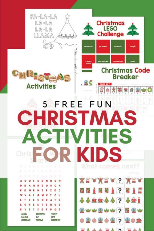 5 FREE FUN CHRISTMAS ACTIVITIES FOR KIDS
