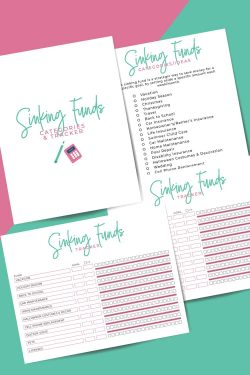 Sinking Funds Printable