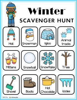 Winter Scavenger Hunt