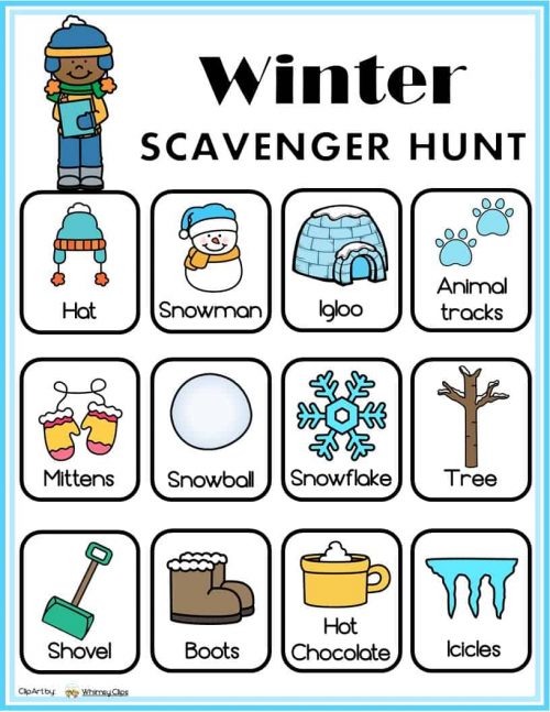 Winter Scavenger Hunt